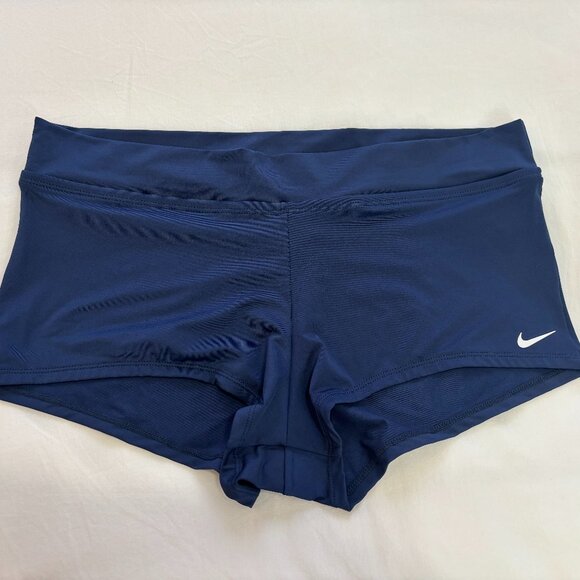 NWT NIKE Women's Midnight Navy Swim Shorts, Size XL, Style NESSE316 - Picture 8 of 9